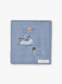 6 toallitas azules y blancas para niño recién nacido BOAZ / 21H0AG41ACD219