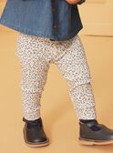 Legging de color crudo con estampado floral LACELINE / 24H1BFJ1LG001
