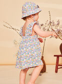 Sombrero crudo con estampado de flores FASOLINE / 23E4BFS1CHA001