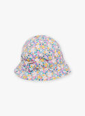 Sombrero crudo con estampado de flores FASOLINE / 23E4BFS1CHA001