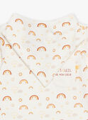 Body y fular con estampado celeste para bebé niño CAARLO / 22E1BG71BOD001
