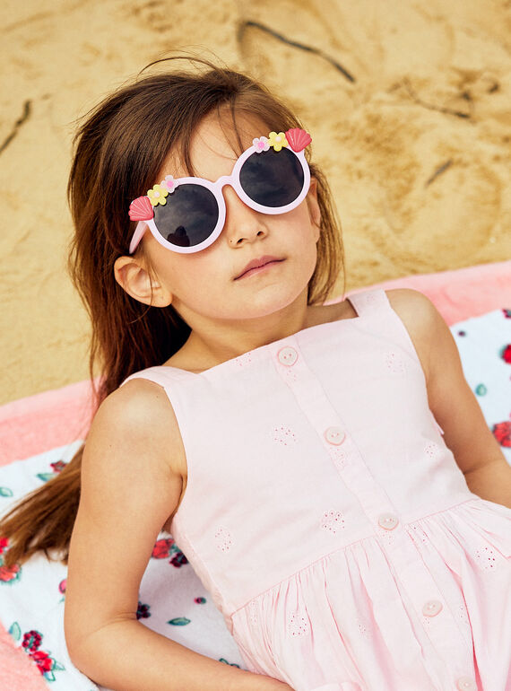 Gafas de sol con flor y conchas para niña CRALUETTE / 22E4PFN1LUSD315