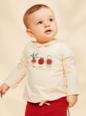 Polo de color vainilla con parches de verduras bordadas FACETHAN / 23E1BGB1POL114