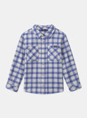 Camisa de cuadros azul MEMINAGE / 25E3PG81CHM001
