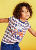 Conjunto de playa de color crudo, azul y rojo para niño CYOPLAGE3 / 22E3PGS4ENS001