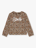 Sudadera negra con estampado de flores GLISWETTE / 23H2PFR1SWE090