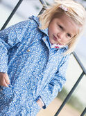Impermeable 2 en 1 azul para niña CLAFLETTE / 22E2PFG1IMP208