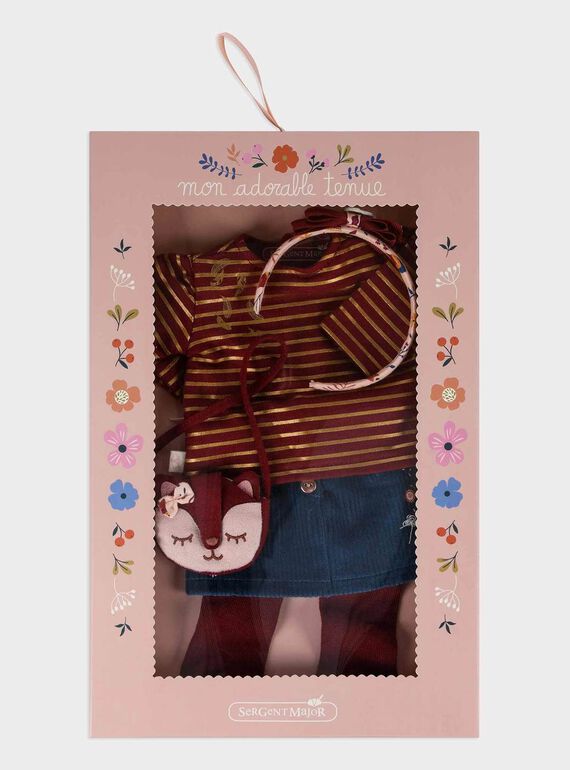 Traje de muñeca India de color púrpura SEALITENU7 / 19HZENS8TENF511