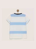 Camiseta de manga corta de color azul RYOBAGE / 19E3PGT1TMC205