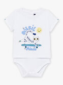 Camiseta-body blanca de manga corta LABILLY / 24H1BGI2BOD000