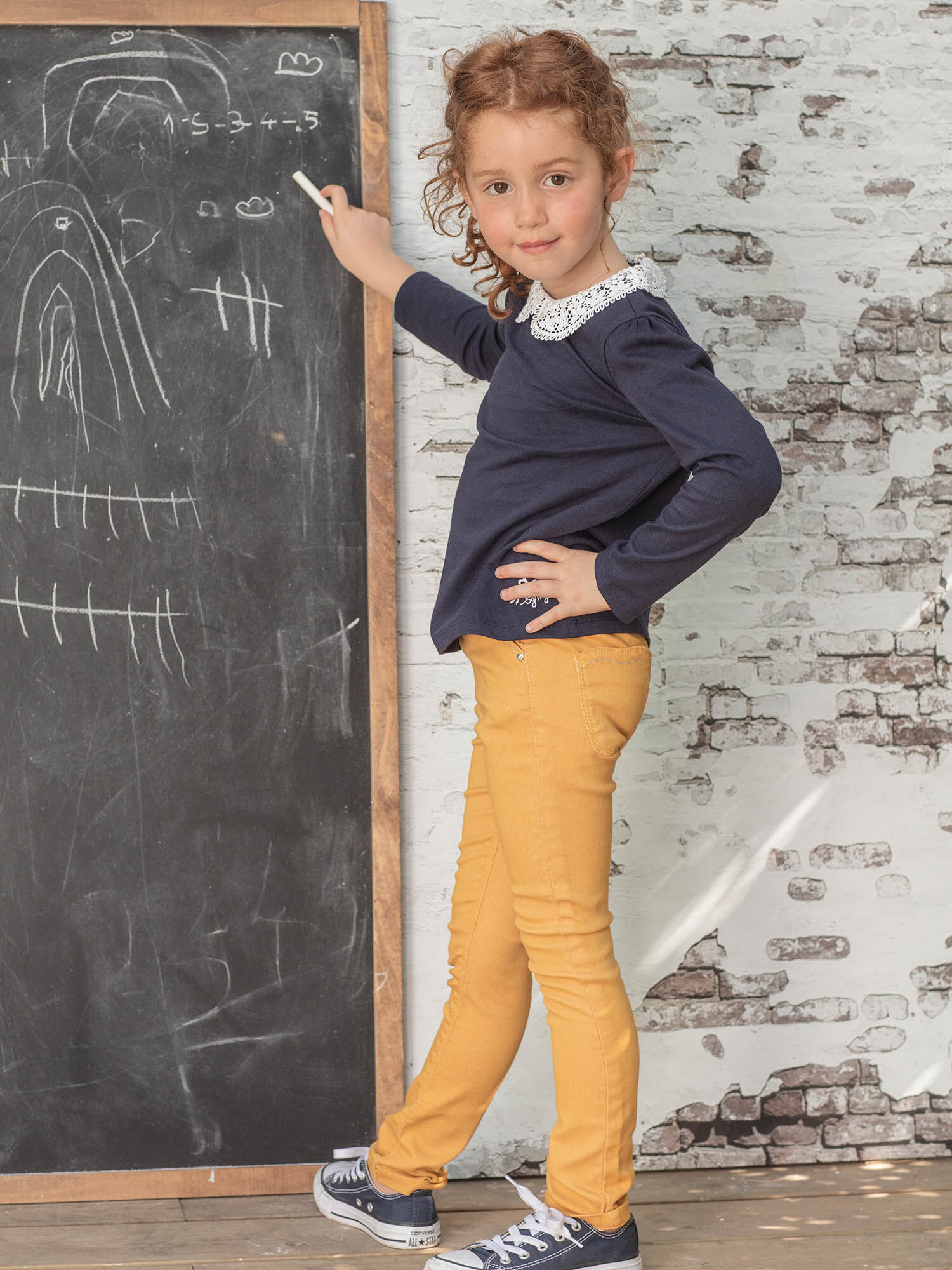 Pantalon amarillo niña sale