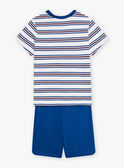 Conjunto de playa de color crudo, azul y rojo para niño CYOPLAGE3 / 22E3PGS4ENS001