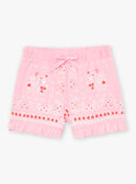 Conjunto de 2 prendas de color rosa de algodón KUEPLETTE / 24E2PFH4ENS030