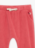 Pantalón de chándal polar de color rosa pasión GAKLARISSE / 23H1BFD1JGBD325