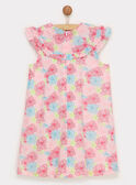 Vestido de color rosa RUIBAFETTE / 19E2PFP1ROB309