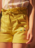 Pantalón corto amarillo LASHORETTE / 24H2PFI1SHO116