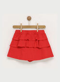 Falda de color rojo RADUDETTE 1 / 19E2PFL1JUP050