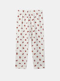 Pijama de punto de pájaros MUICAETTE / 25E5PFE3PYJ114