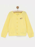 Cárdigan de color amarillo RADOISETTE / 19E2PF61CARB105