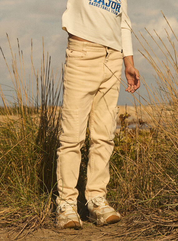Pantalón cargo beige MEDIAGE / 25E3PG81PAN806