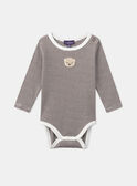 Body de canalé con rayas LAFREDO / 24H1BGK1BOD815