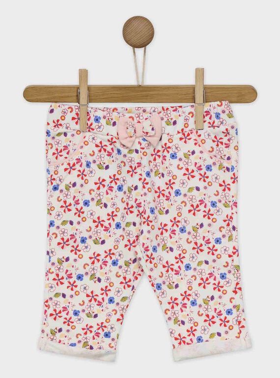 Pantalón de chándal de color blanco RAFBA / 19E1BFC1JGB001
