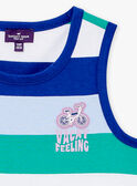 Camiseta sin mangas con estampado de rayas LAMIAGE / 24H3PGI2DEB000