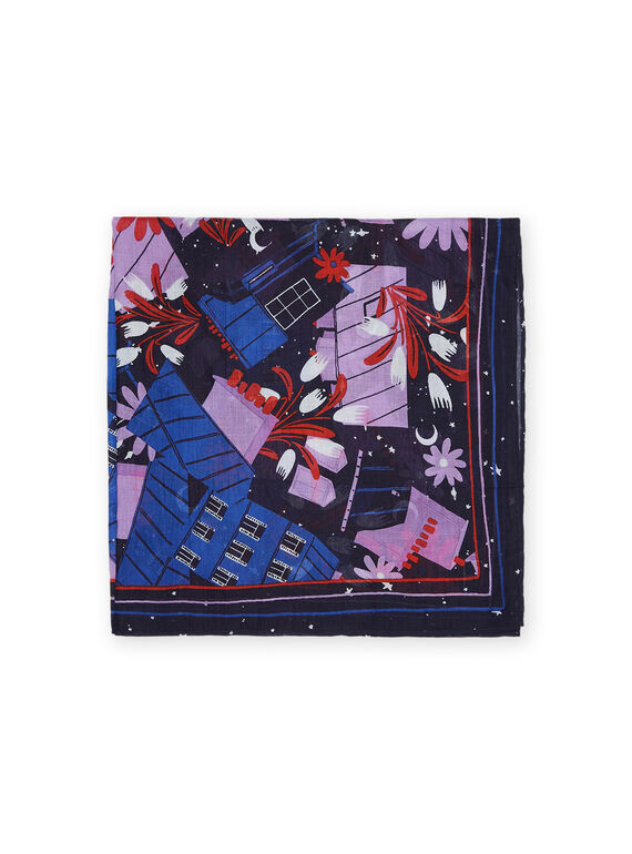 Camille Witt Limited Edition - Bufanda estampada con los tejados de París DOFOULETTE / 22H4PFT1ECH705