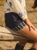 Pantalón corto bordado MEBRODETTE / 25E2PF81SHOC214