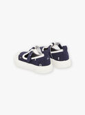 Zapatillas abiertas de color azul marino con estampado de fantasía FIBASKET / 23N10BG31D16070