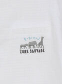 Camisa de color blanco RYDROAGE / 19E3PGR2CHM001