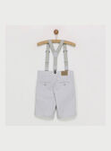 Bermudas de color gris RYXIAGE / 19E3PGS1BER904