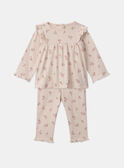 Pijama de punto calado y estampado MEANNA / 25E5BFF1PYJ413