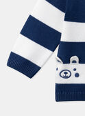 Jersey con estampado de rayas azules y blancas LADAEL / 24H1BGJ1PUL001