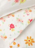 Juego de cama de color crudo con estampado de princesas y floral TIPARURCHA / 20EZEN72PLC000