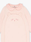 Pelele rosa con dibujo en 3D y orejas de gato KECARLA / 24E5BF51GRE301