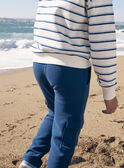 Pantalón azul cómodo LEJOGAGE / 24H3PGJ1CFPC230