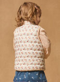 Chaqueta acolchada floral sin mangas reversible MABLANCHE / 25E1BF71D3EE403