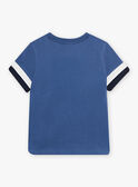 Camiseta azul índigo para niño CINOAGE / 22E3PGK2TMC703