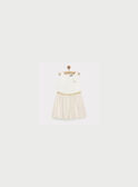 Vestido de color oro RYAMIETTE / 19E2PFR2ROB001
