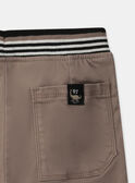 Brown PANTS NIBESTAGE / 25H3PGS1PAN821