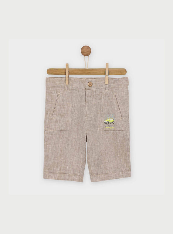 Bermudas de color beige RYESAGE / 19E3PGR3BER009