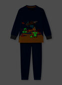Pijama de color azul para niño VECOSMAGEX / 20H5PG31PYJC212