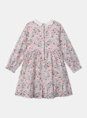 Vestido floral con cuello babero  LADEDETTE / 24H2PFQ1ROB001