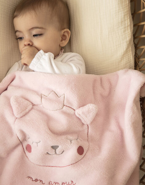 Couverture Rose Pale Bebe Fille Achat En Ligne Naissance Sergentmajor