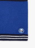 Cuello tricolor con lados azul marino, blanco y azul vivo DICOUAGE / 22H4PGG1SNOC207