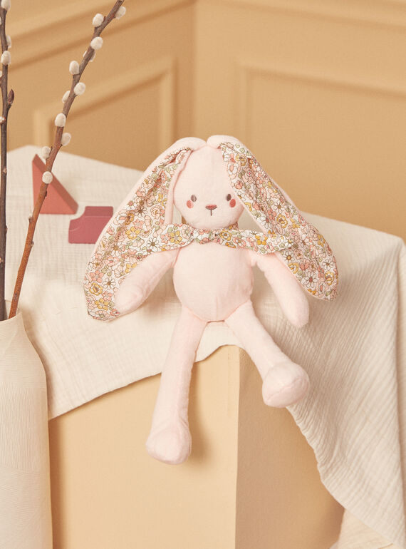 Doudou de recién nacido de conejo rosa empolvado LORE / 24H0AF21JOUD322