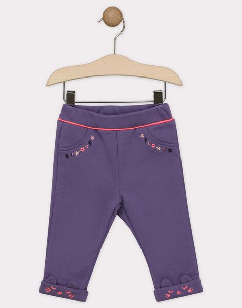 Pantalon De Chandal De Color Violeta Para Bebe Nina Pantalon De Chandal De Color Violeta Para Bebe Nina