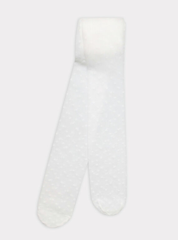 Leotardos finos de color blanco RUGALETTE / 19E4PFF2COF001