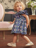 Vestido azul marino con estampado floral KAFLORENCE / 24E1BFL2ROB070